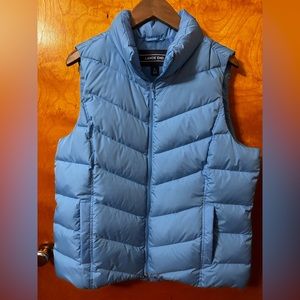 Lands End woman’s vest size large (14-16) blue